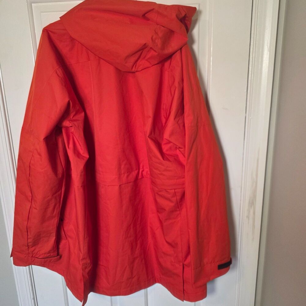 Adidas Gamemode Rain Jacket NWT Size Large in Orange - Picture 9 of 16